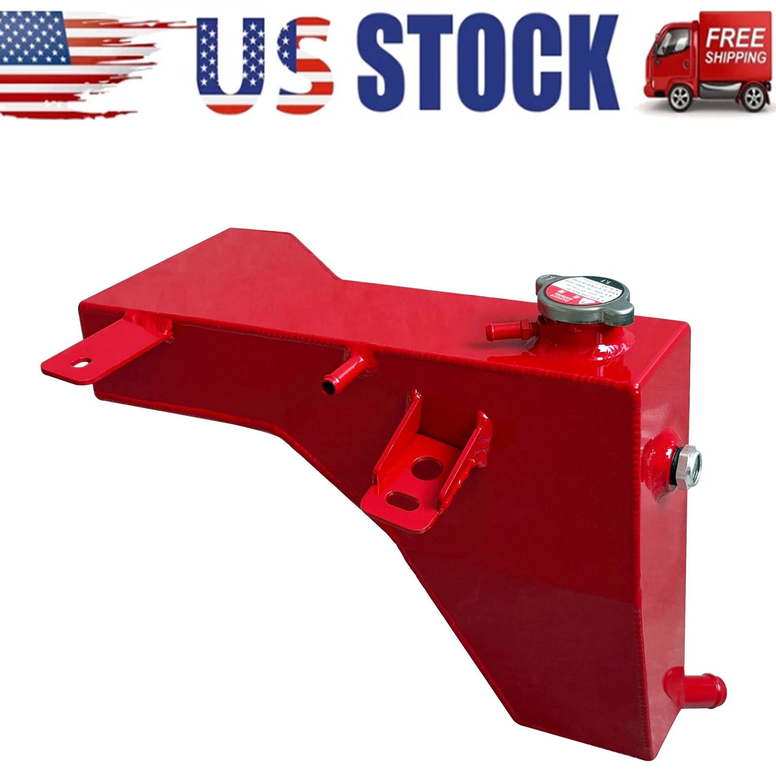 Aluminum Coolant Reservoir Tank For 2015-23 Dodge Charger Challenger Dual V8 6.4