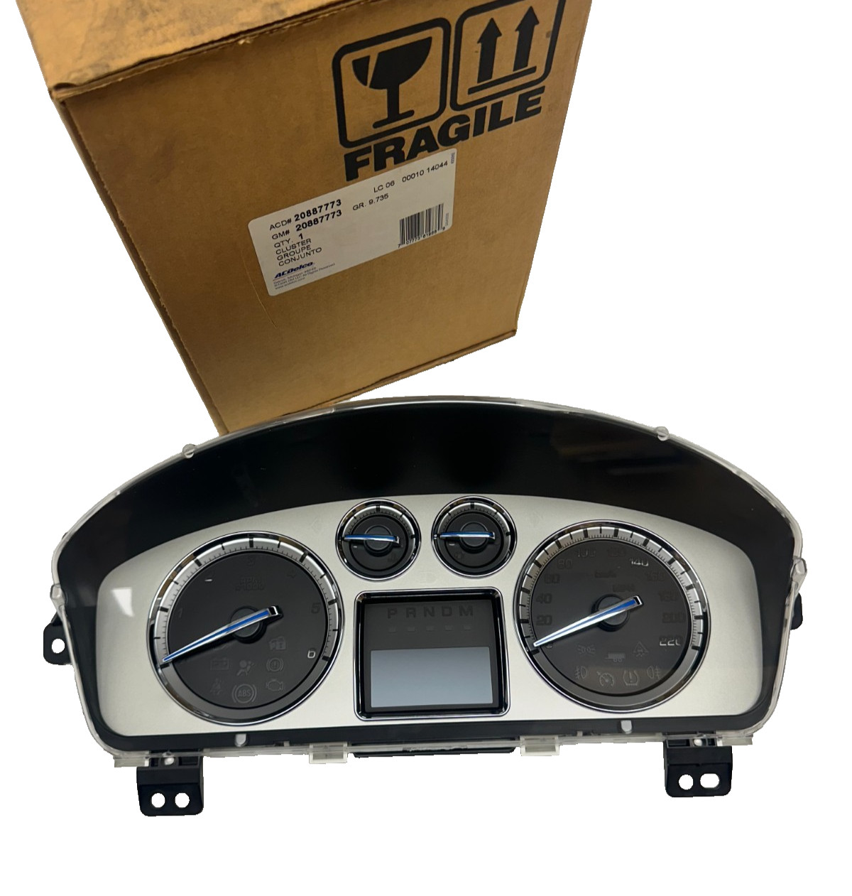 OEM 2010-2011 Cadillac Escalade Speedometer Cluster KPH 20887773