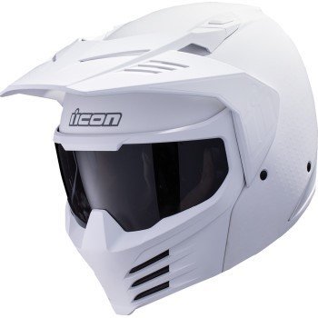 Icon Elsinore Helmet Full Face - Monotype White - Adult Size Large Icon Elsinore Helmet Full Face - Monotype White - Adult Size Large