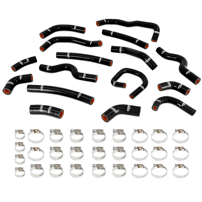 Mishimoto MMHOSE-LCR-99HHBK Silicone Ancillary & Heater Hose Kit fits Toyota