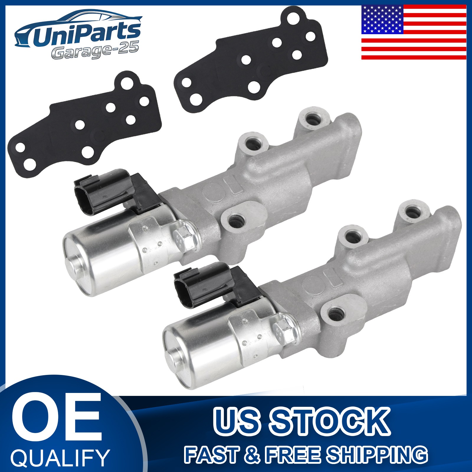 2pcs Variable Valve Timing VVT Control Solenoid for Infiniti Nissan 23796-8J100