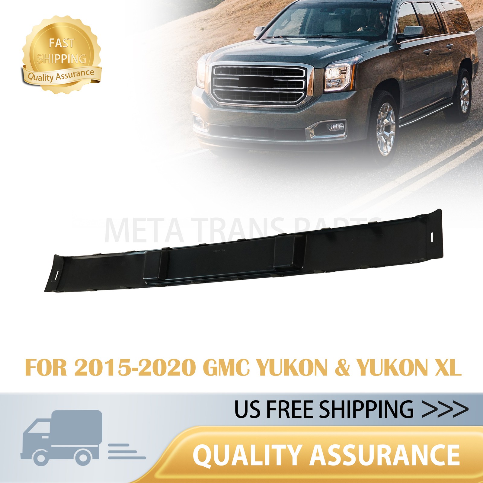 NEW 22936424 Front Bumper Cover Molding For 2015-2020 GMC Yukon / Yukon XL