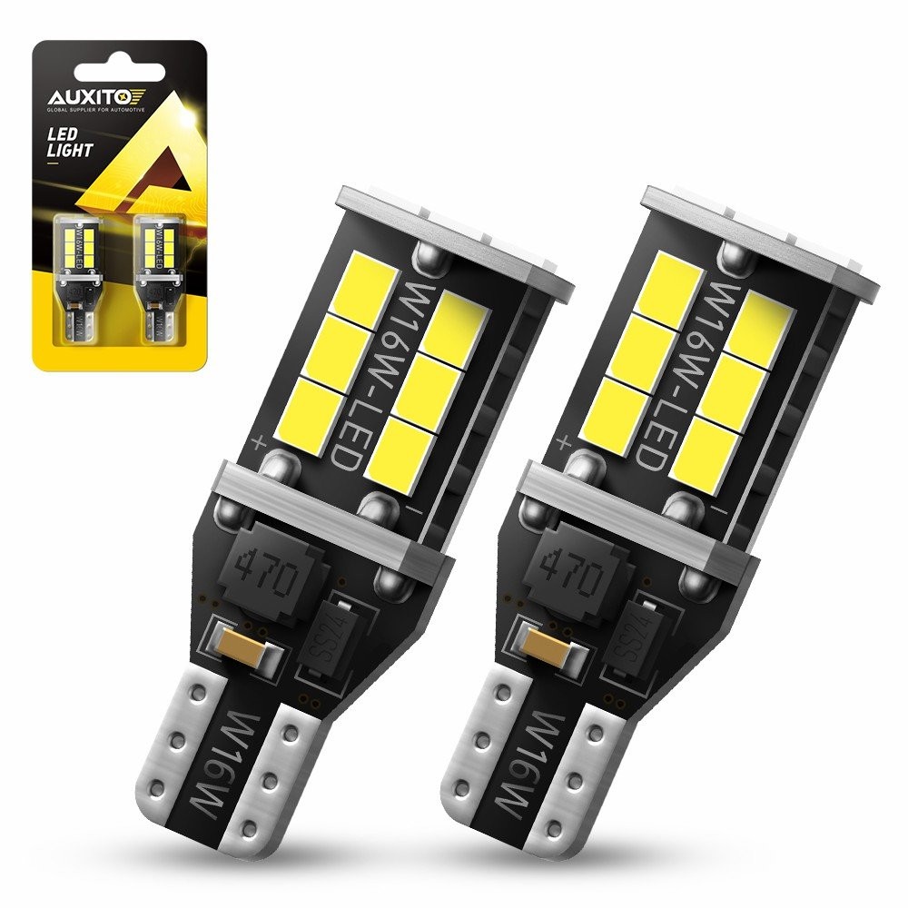 AUXITO 7443 7440 LED Back Up Reverse Light Parking Bulbs 6500K White Canbus A+