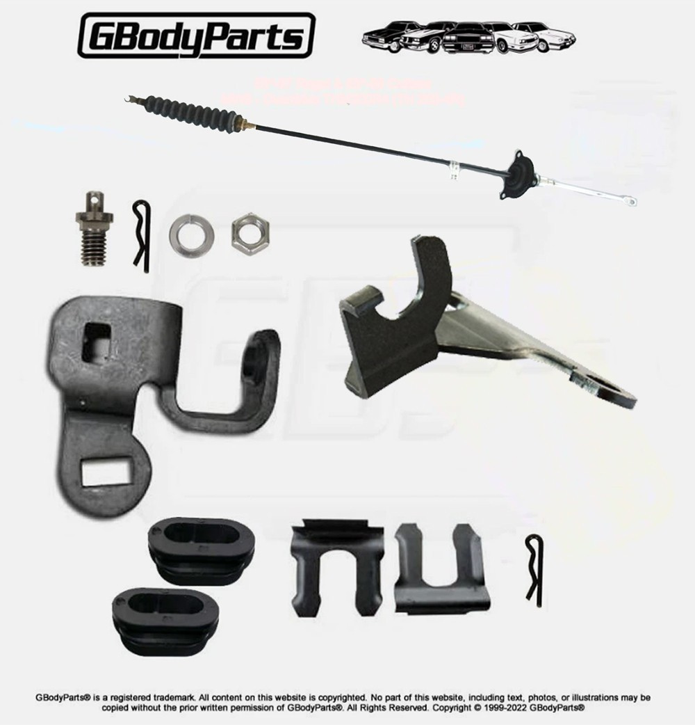 1983-1984 Hurst Olds Lightning Rod Shifter 2004R Trans install Bracket Cable KIT 1983-1984 Hurst Olds Lightning Rod Shifter 2004R Trans install Bracket Cable KIT