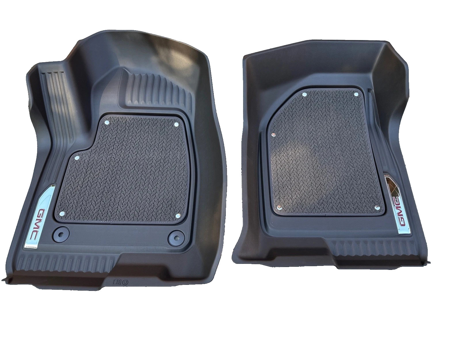 2019-2027 GMC Sierra Factory Front Floor Liners 84982192 Dark Atmosphere NOT BLK