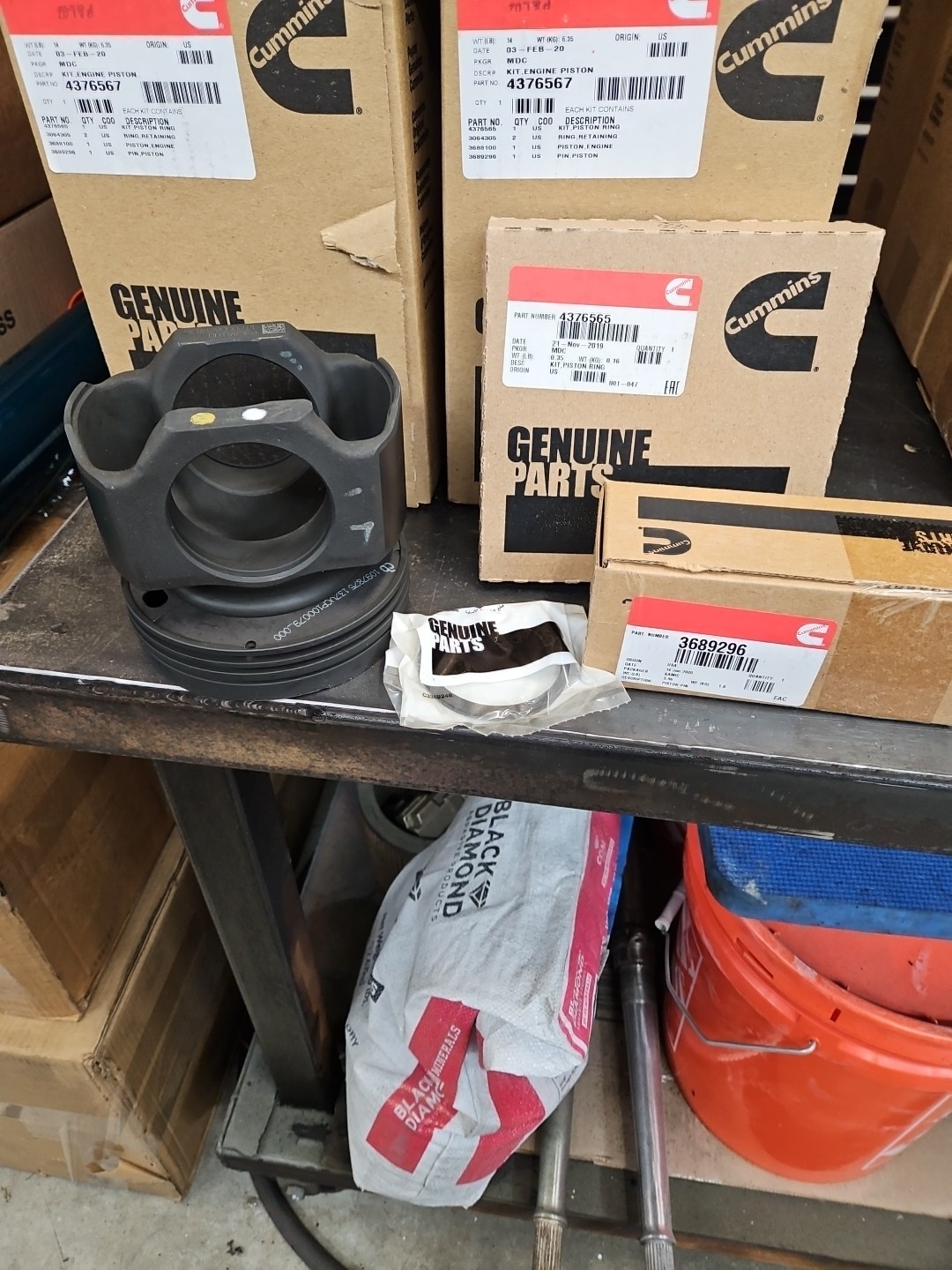 Genuine Cummins ISX15 Engine Piston Kit 4376567