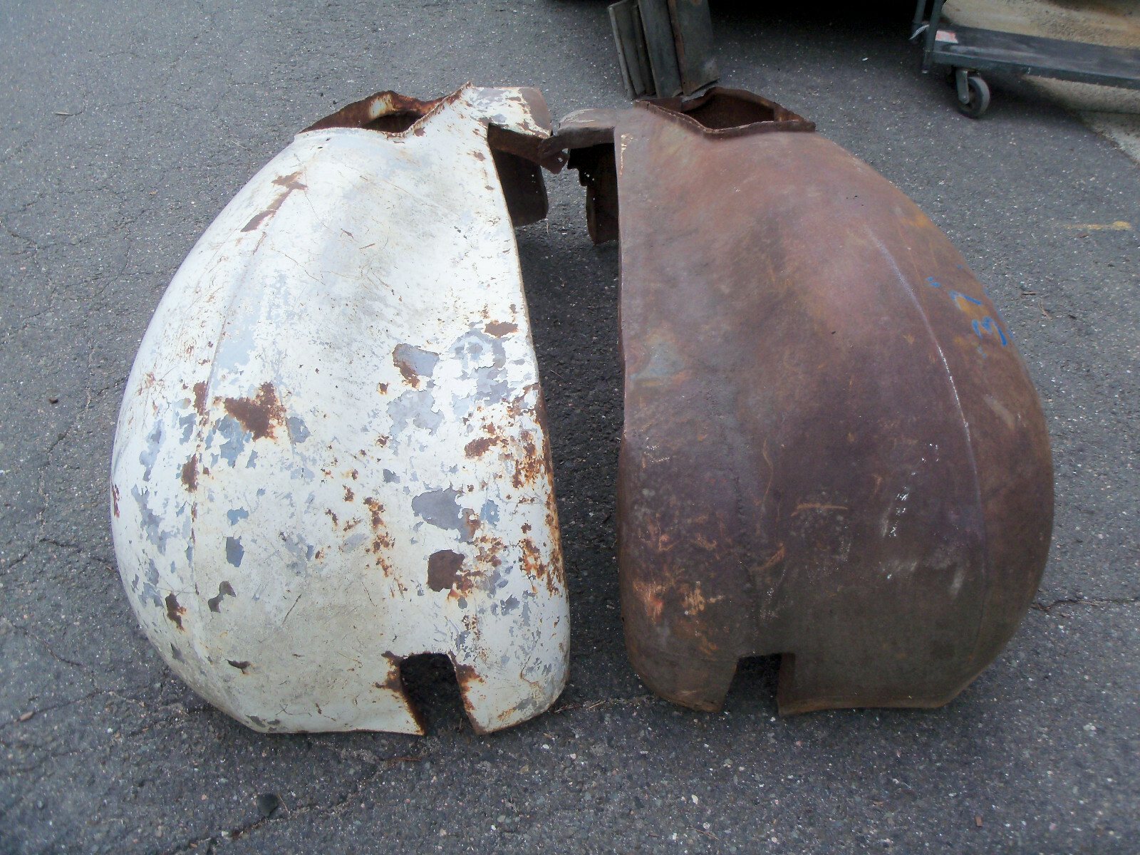 1937-1938 CADILLAC FRONT DUAL SIDE MOUNT FENDERS