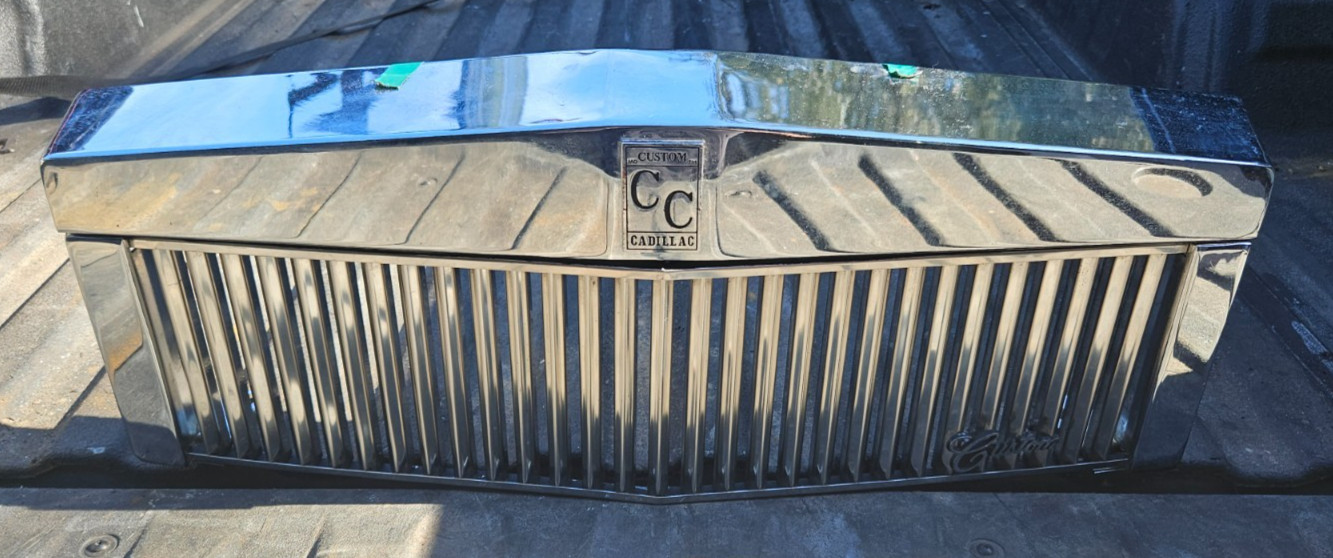 1988 - 1991 Cadillac Eldorado Seville Chrome Grille & Hood cap E&G classsics