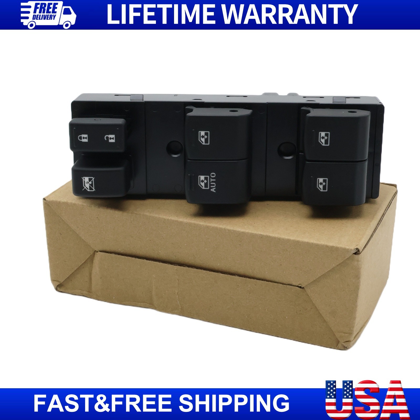 NEW Left Front Master Window Switch For 2018 2017 2016 2015 2014 Subaru Forester