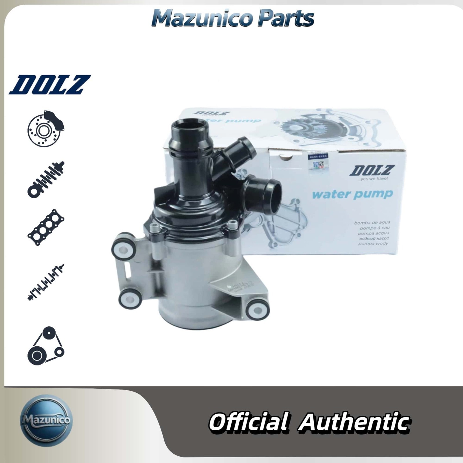 DOLZ M699 Engine Water Pump OE# 2562001400 Direct Replacement For Mercedes‑Benz