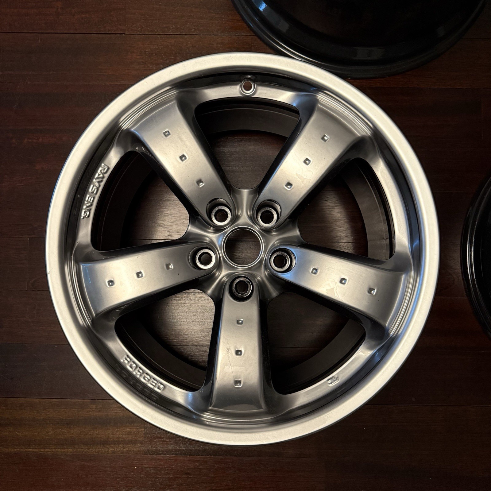 OEM Nissan 350Z RAYS Track V2 Forged Wheels 18x9 19x10 +30 GT Restored