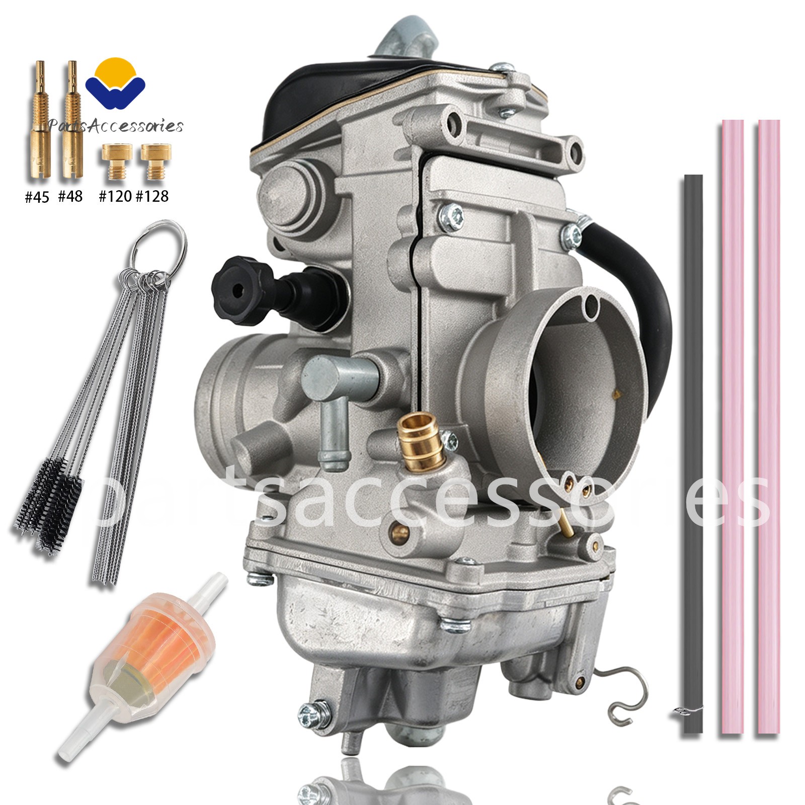 Carburetor TM33-8012 for Mikuni Geniune Flat Slide Carb with Accelerator Pumper