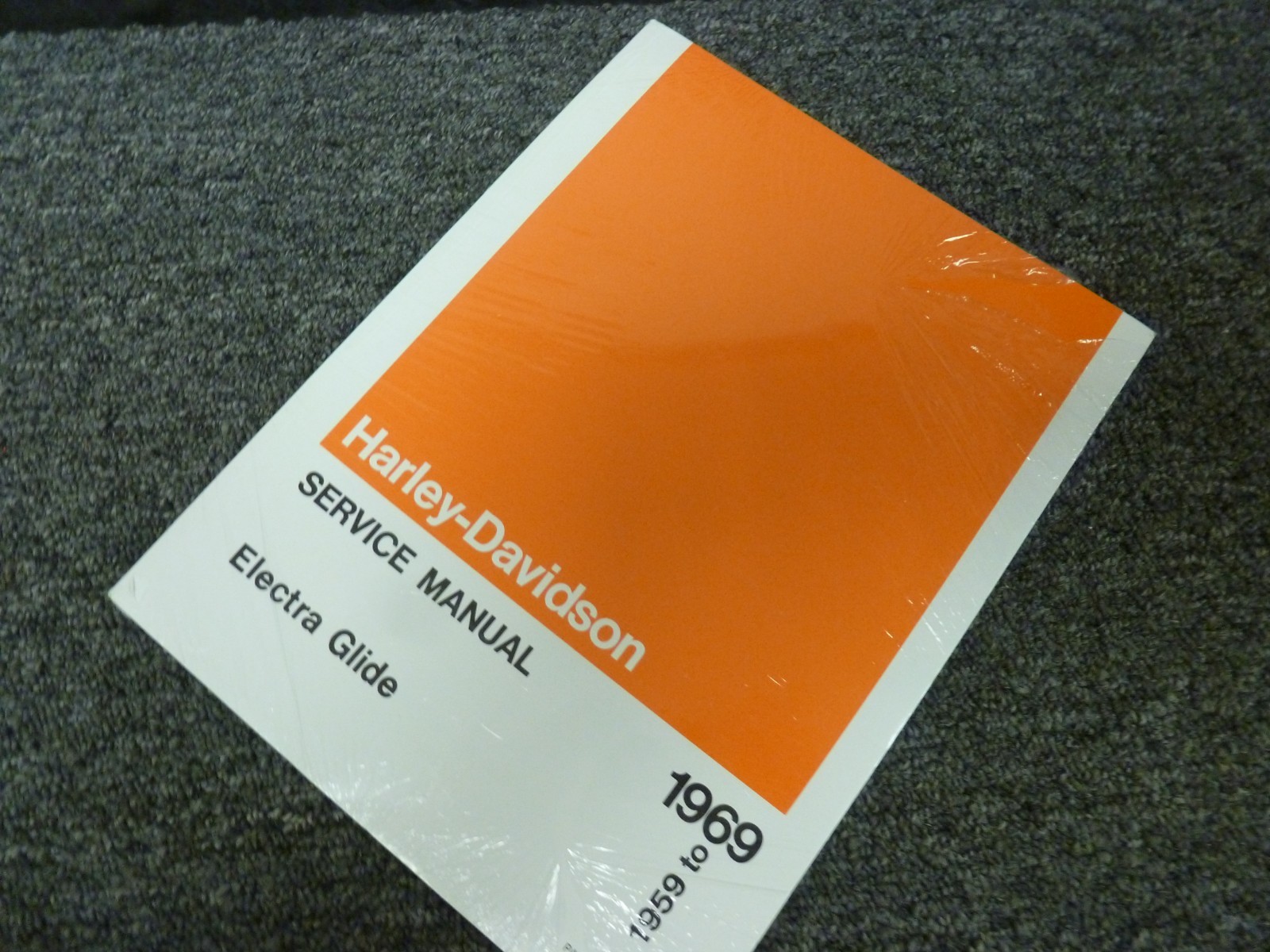 1967 1968 1969 Harley Davidson Electra Glide Shop Service Repair Manual - NEW