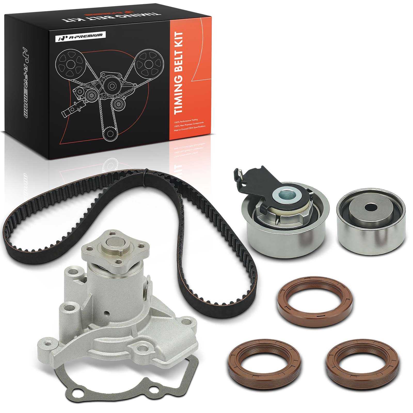 A-Premium 7x Timing Belt & Water Pump Kit for Hyundai Elantra 2006-2012 Kia Soul A-Premium 7x Timing Belt & Water Pump Kit for Hyundai Elantra 2006-2012 Kia Soul