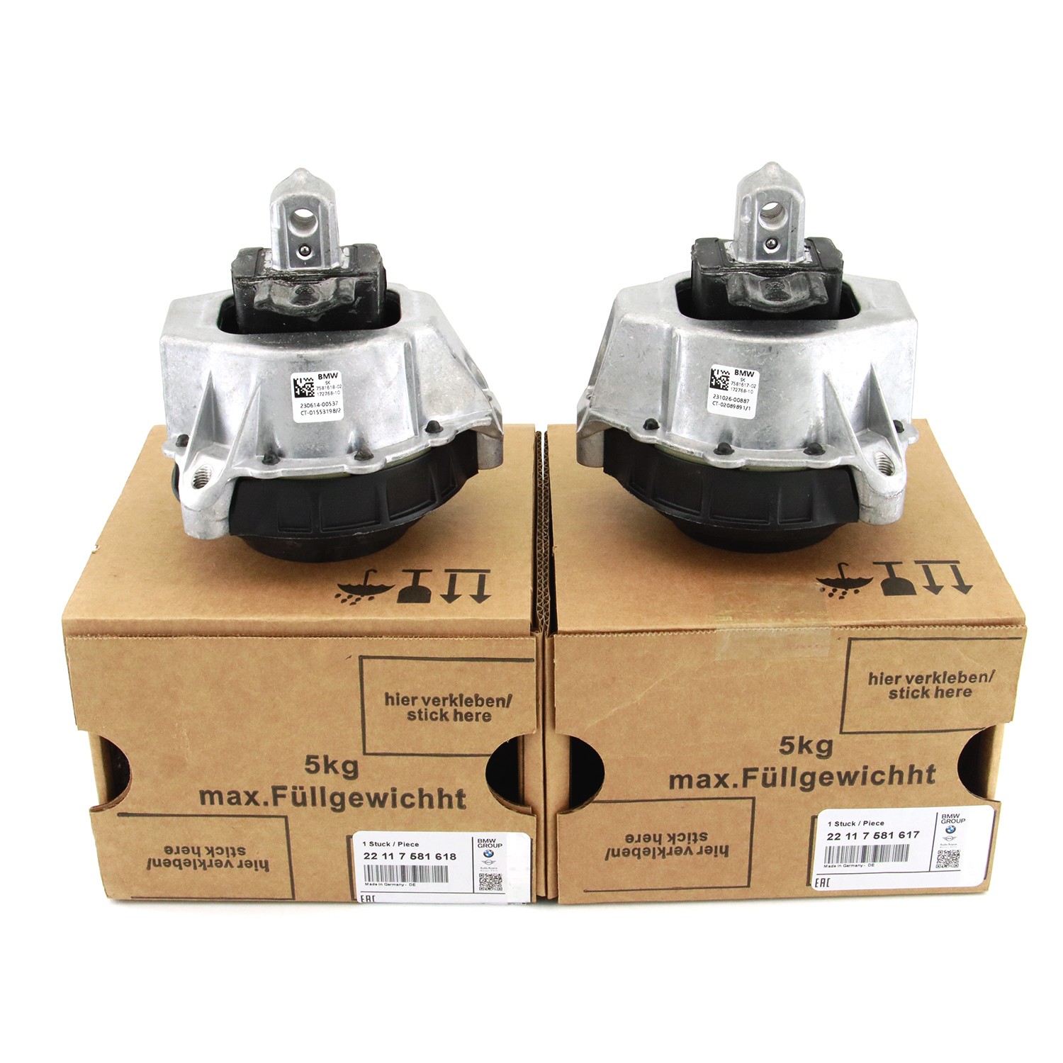 OEM LH RH Engine Mount For BMW Z4 230i 330i 430i 2.0L 22117581617 22117581618