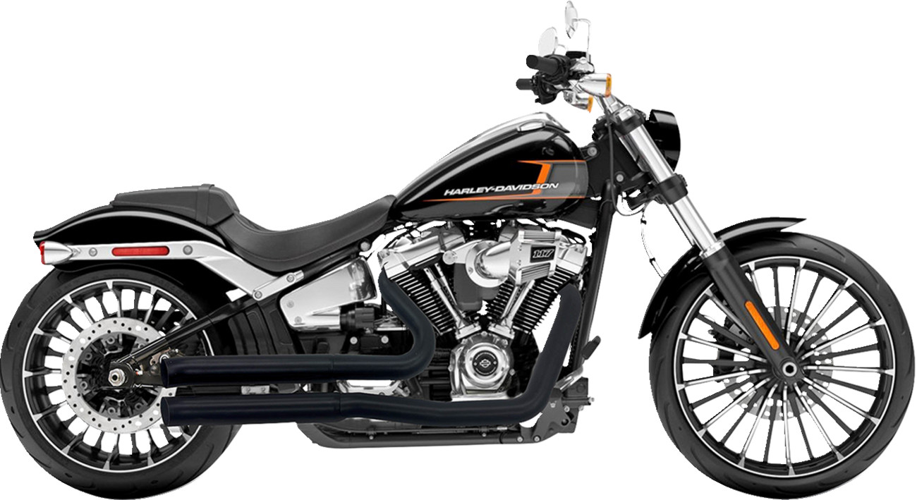 Bassani Xhaust 1S34DB Pro Street Black Exhaust 2018-2019 2025 Harley Fat Boy