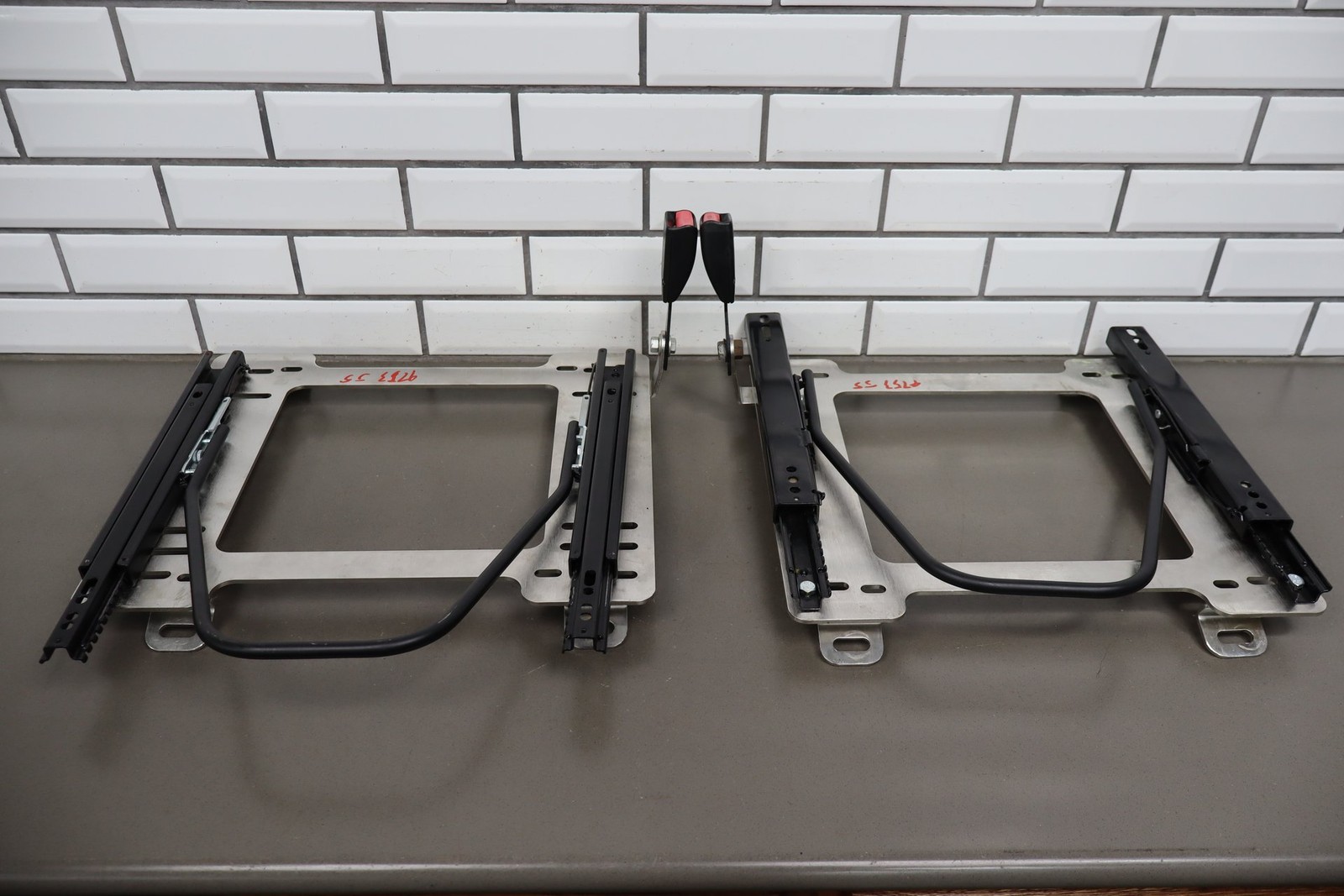 99-05 Mazda MX-5 Miata Aftermarket Front Seat Rail Pair
