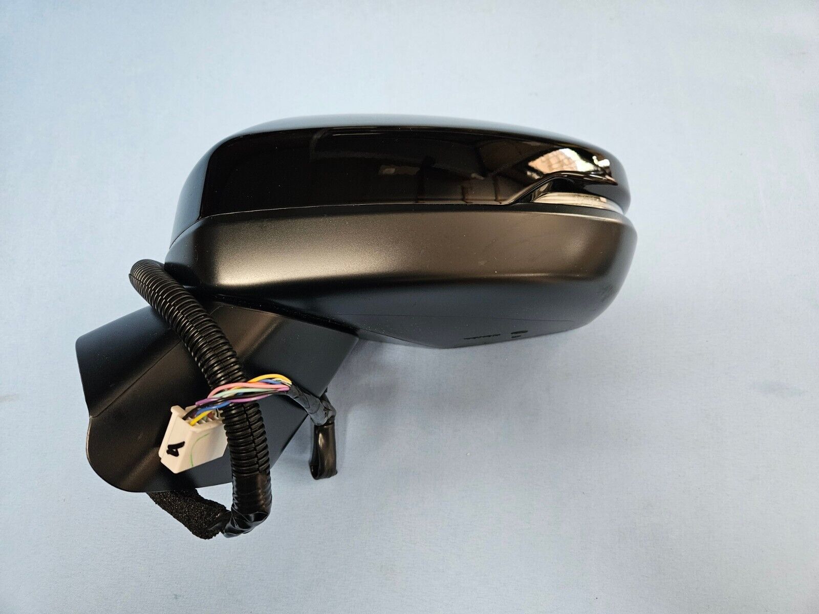 23-24 Honda Crv Left Driver Door Mirror Crystal Black Nh731p 8 Wire Oem