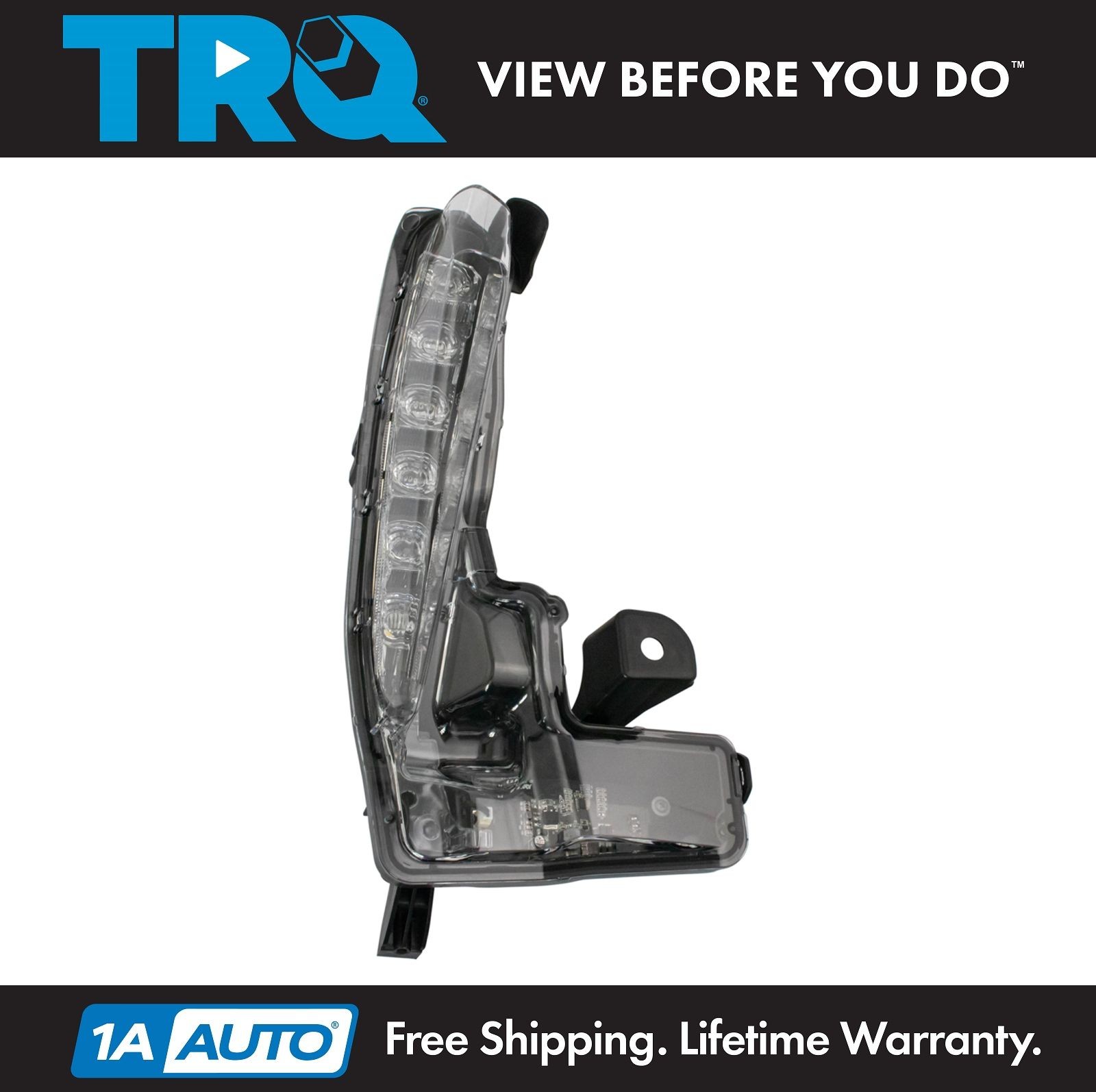TRQ Right Daytime Running Light Fits 2017-2019 Toyota Corolla