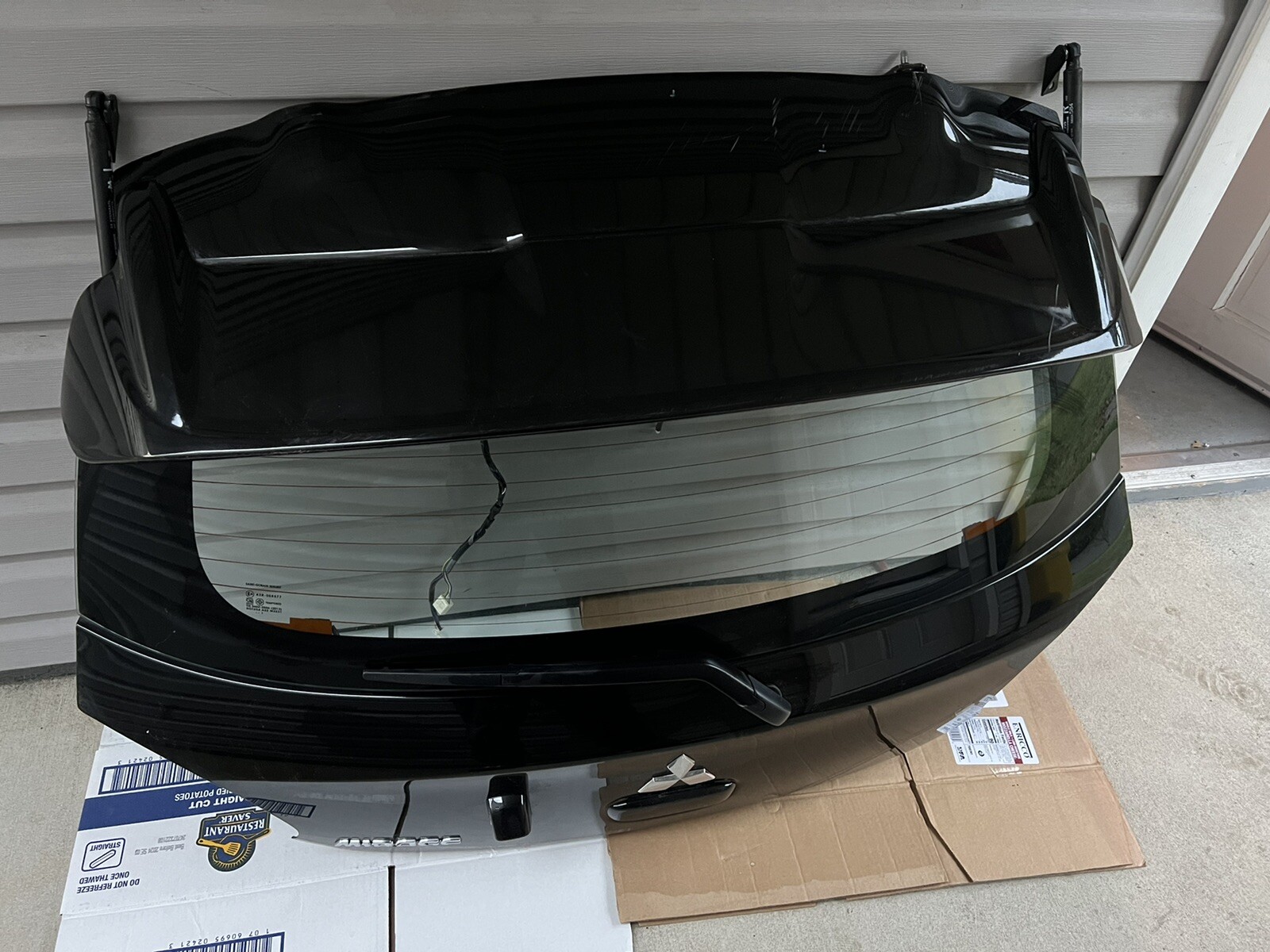 PICK UP 2014 2015-2024 MITSUBISHI MIRAGE HATCHBACK REAR HATCH BACK DOOR SPOILER