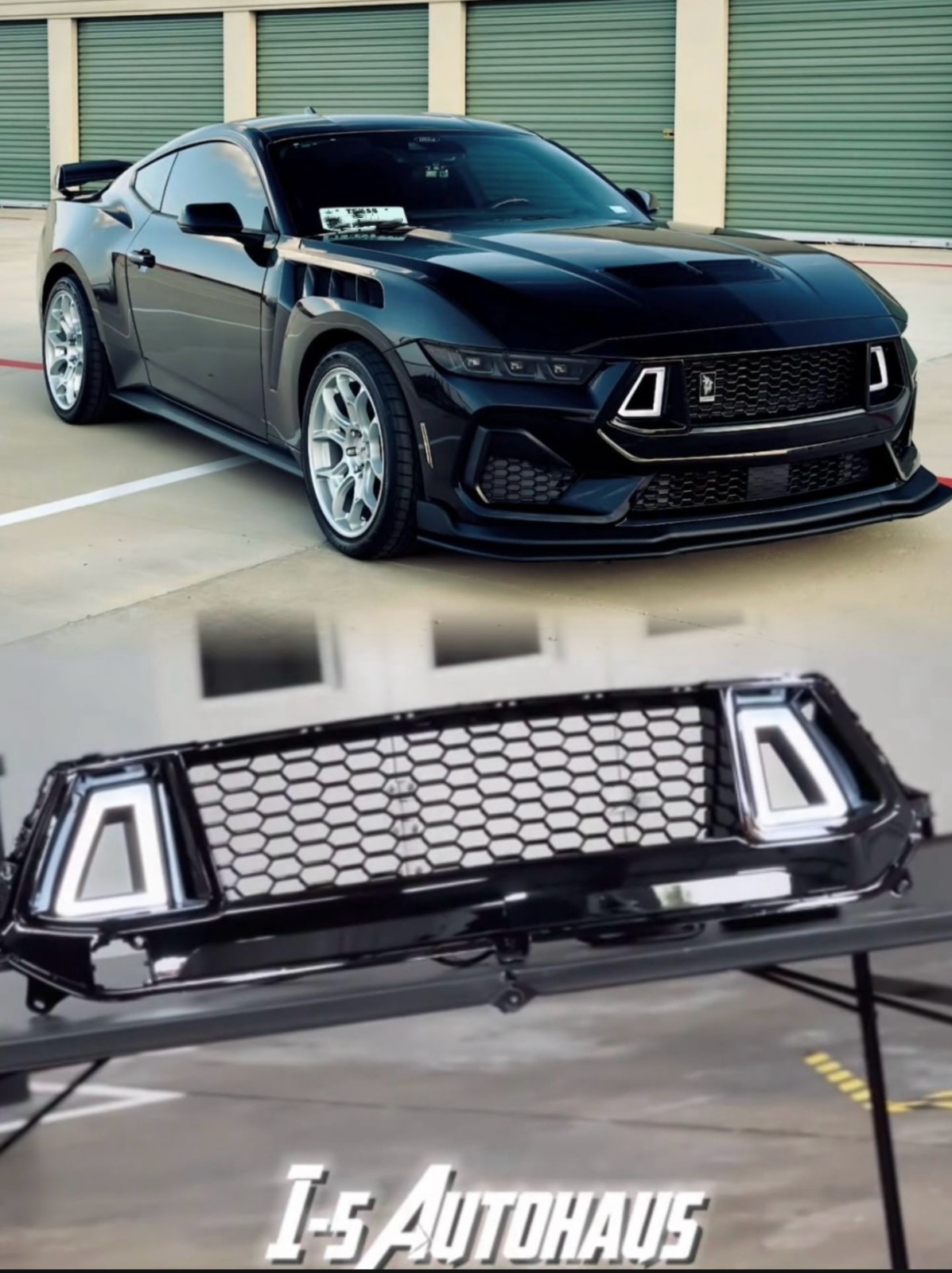 i-5Autohaus 2024-2026 Mustang LED Grille Gloss Black Finish