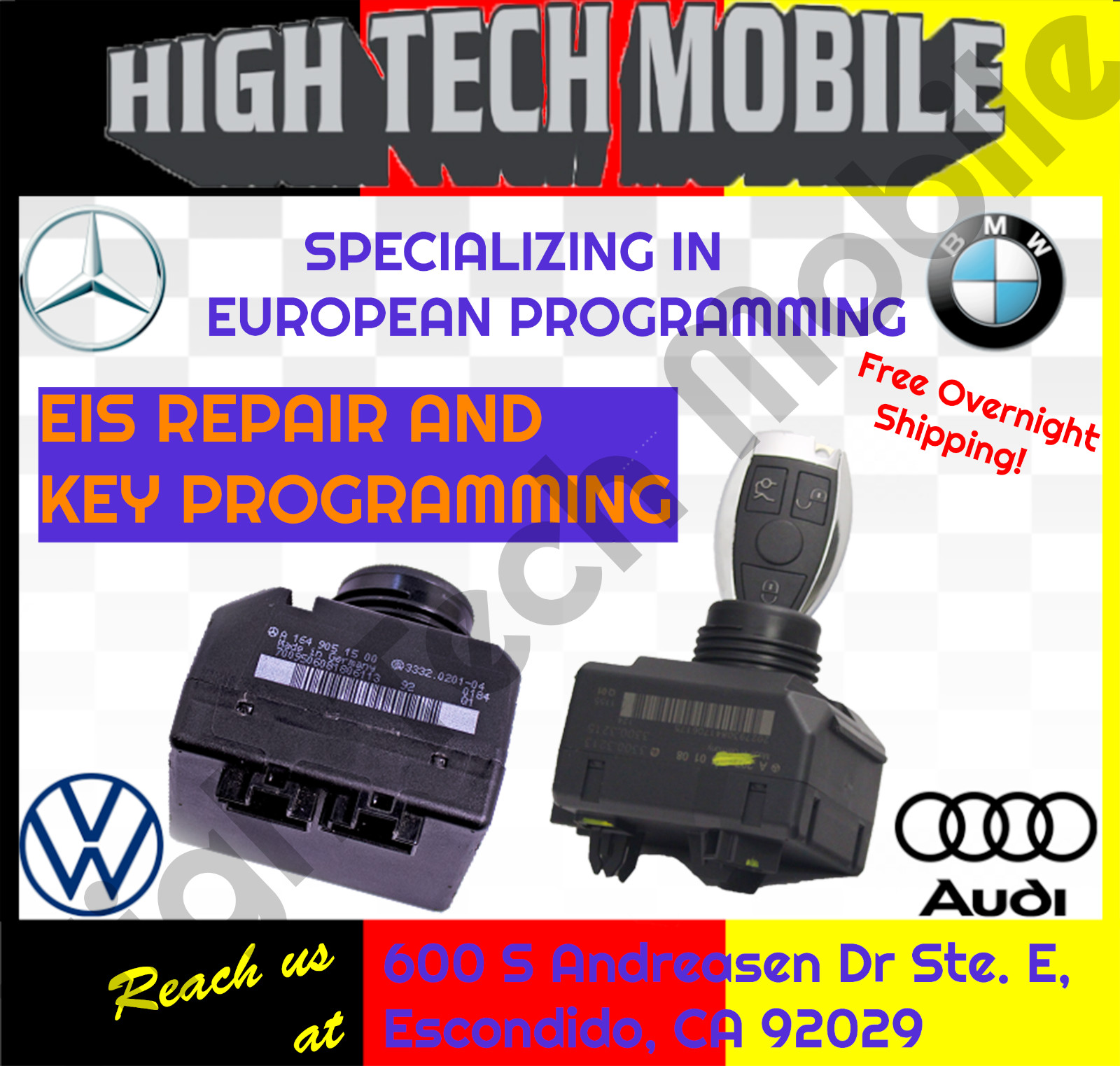 Mercedes S-Class EIS Ignition Switch W-220/221 + Cloning Service