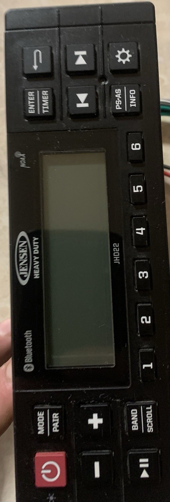 Jensen JHD22B Heavy Duty Bluetooth Stereo 180W With Connections πΆπ΅ Jensen JHD22B Heavy Duty Bluetooth Stereo 180W With Connections πΆπ΅