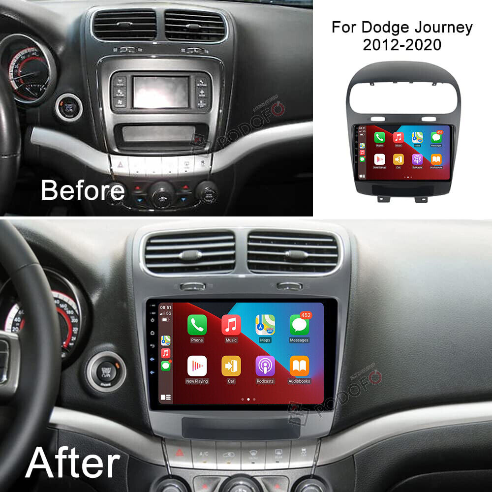 For 2012-2020 Dodge Journey Car Stereo Radio Player GPS Navi Android 13 Carplay