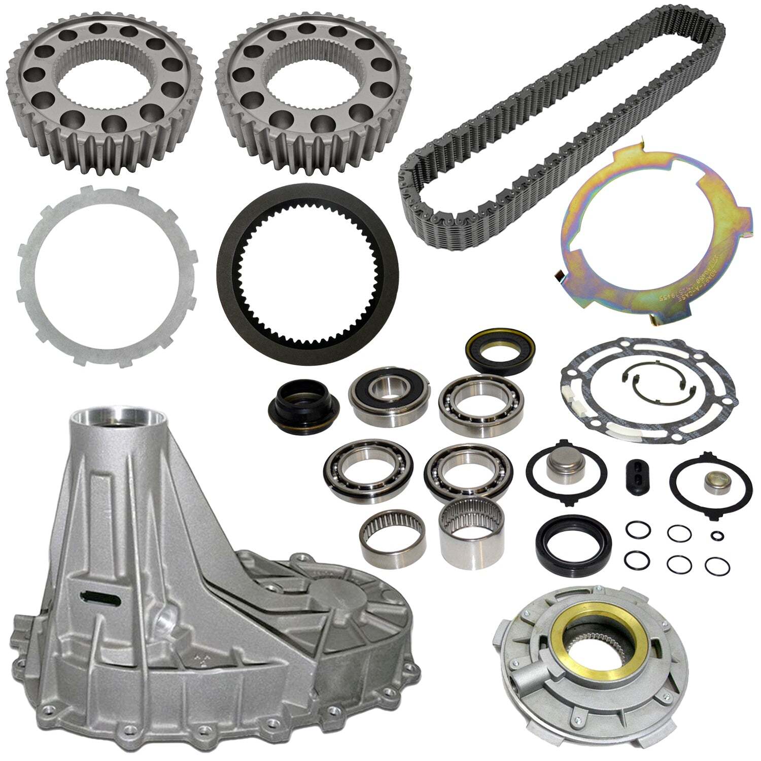 NP246 GM Transfer Case Half Rebuild Kit Chain Pump Sprocket Clutches Steels BRNY