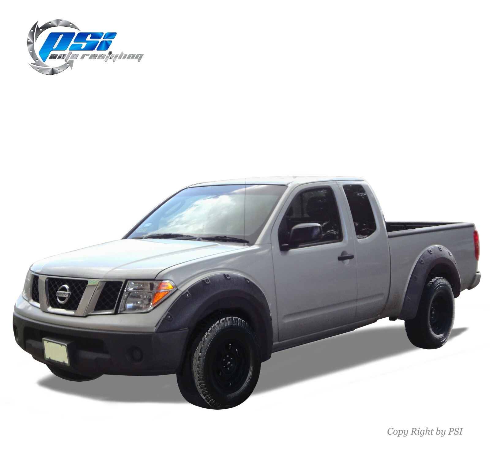 Paintable Pop-Out Bolt Fender Flares Fits Nissan Frontier 06-20 ; 6\'1\