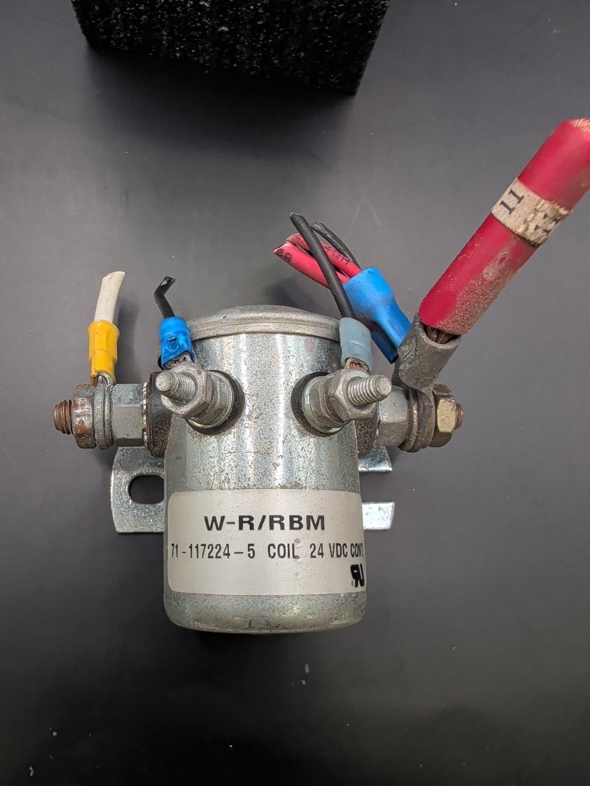 71-117224-5 White Rodgers W-R/RBM Relay Solenoid (24V) WRANGLER NSS SCRUBBER