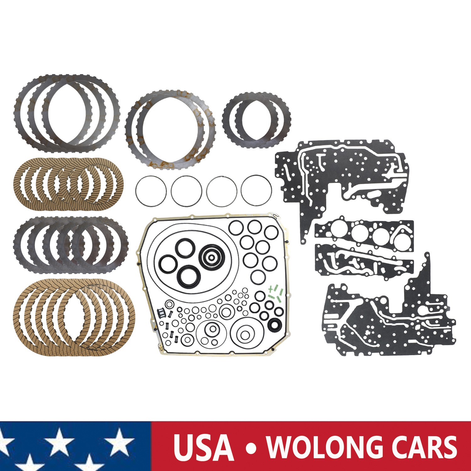 0B5 DL501 7 Speed DSG Transmission Master Rebuild Kit Clutch Plates For Audi