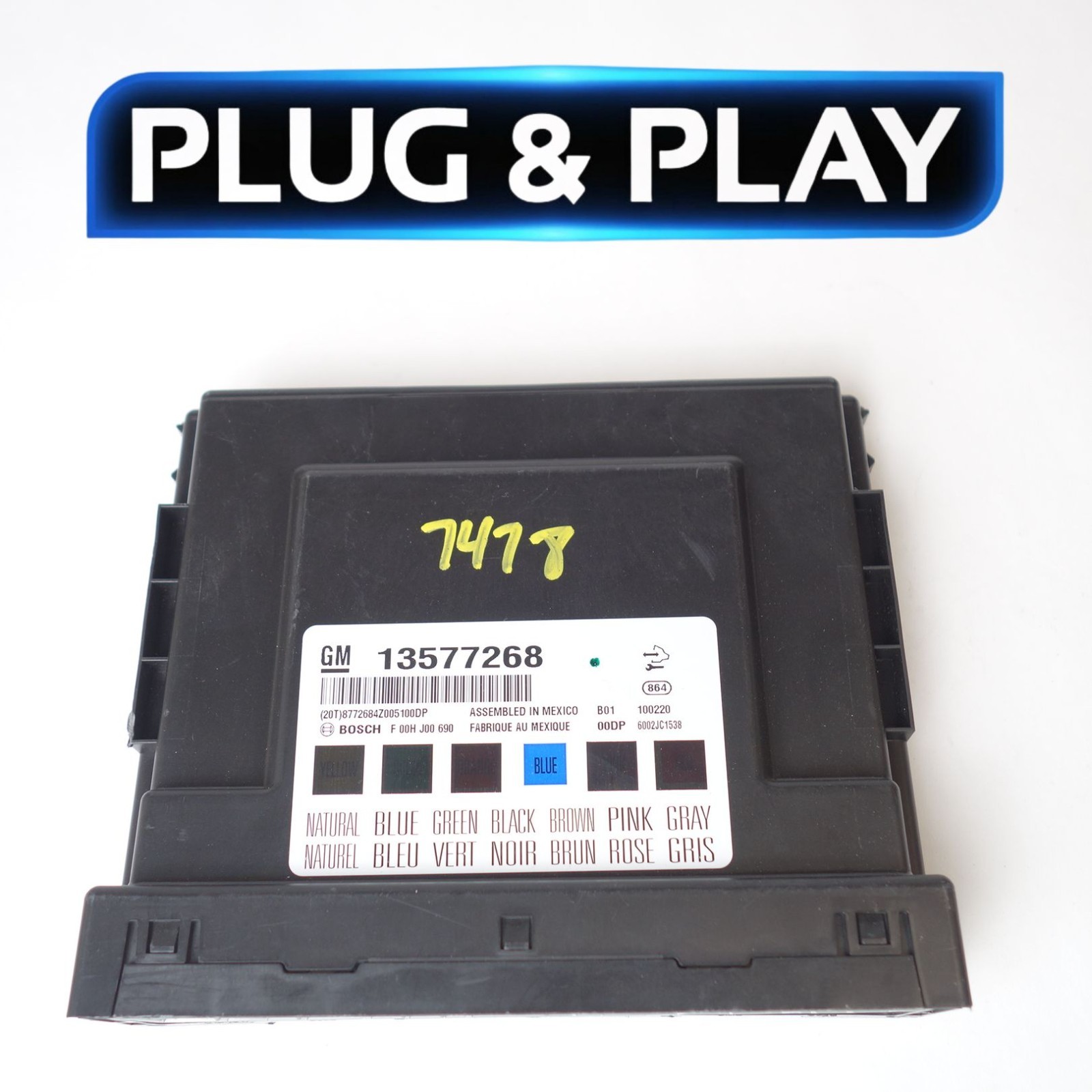 Plug N Go 10-11 Camaro Ss Body Control Module Bcm 13577268 Oem CLONE.