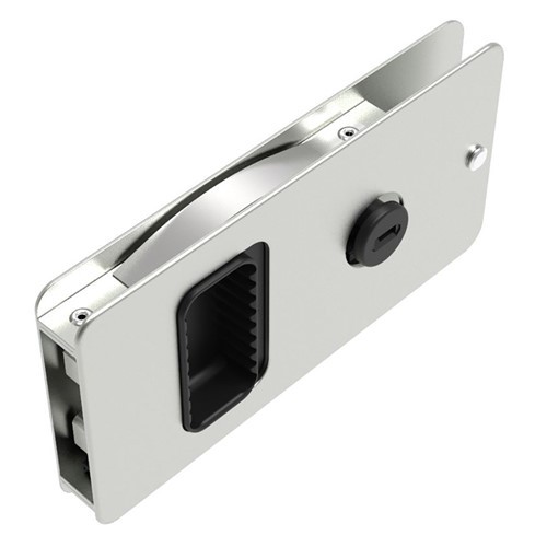 Southco Flush Sliding Door Latch Square Aluminum MF0111060 G2U Southco Flush Sliding Door Latch Square Aluminum MF0111060 G2U