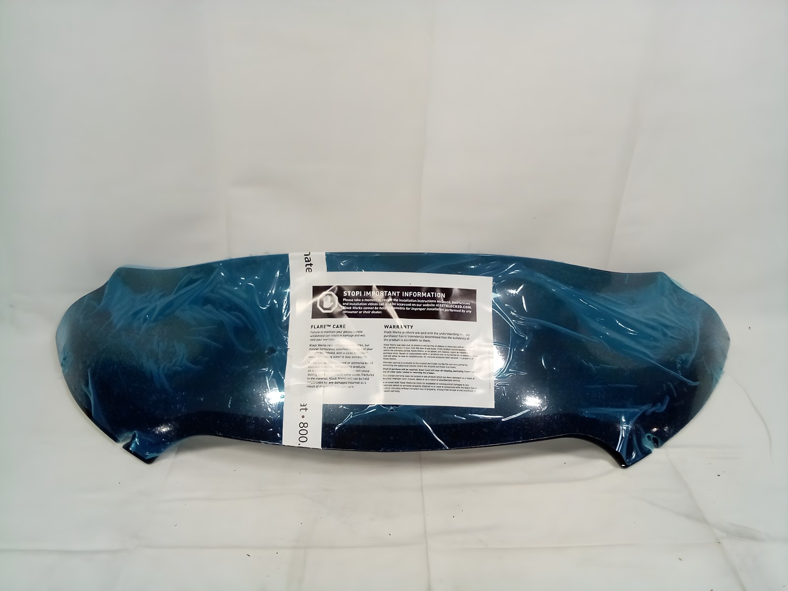 Klock Werks Flare Blue-Tinted Windshield for Harley-Davidson Road Glide Klock Werks Flare Blue-Tinted Windshield for Harley-Davidson Road Glide