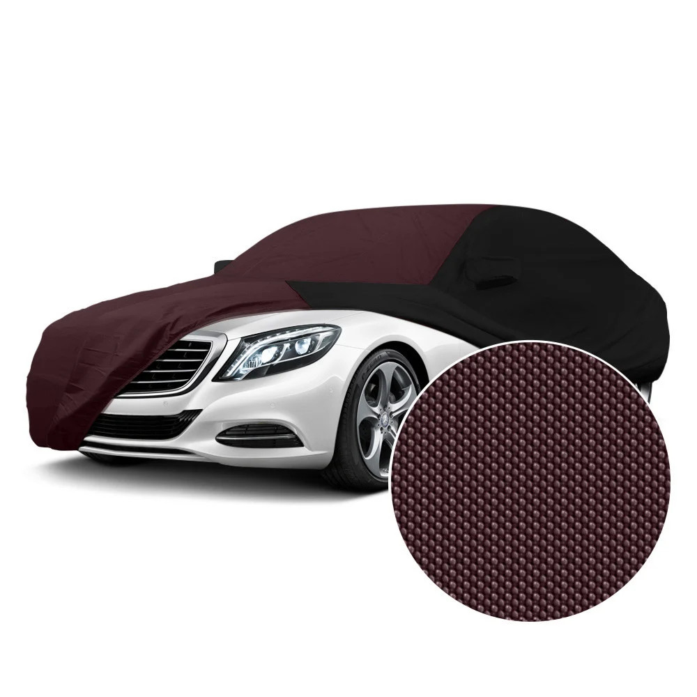 For Mitsubishi Precis 88-94 Stormproof Wine Custom Car Cover w Black Sides