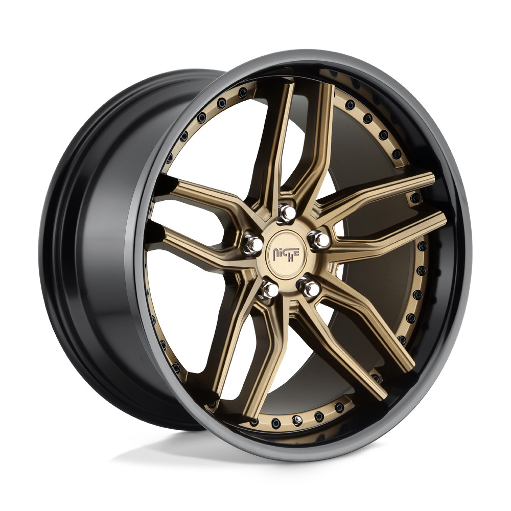 20x9 Niche M195 METHOS MATTE BRONZE BLACK BEAD RING Wheel 5x115 (18mm)