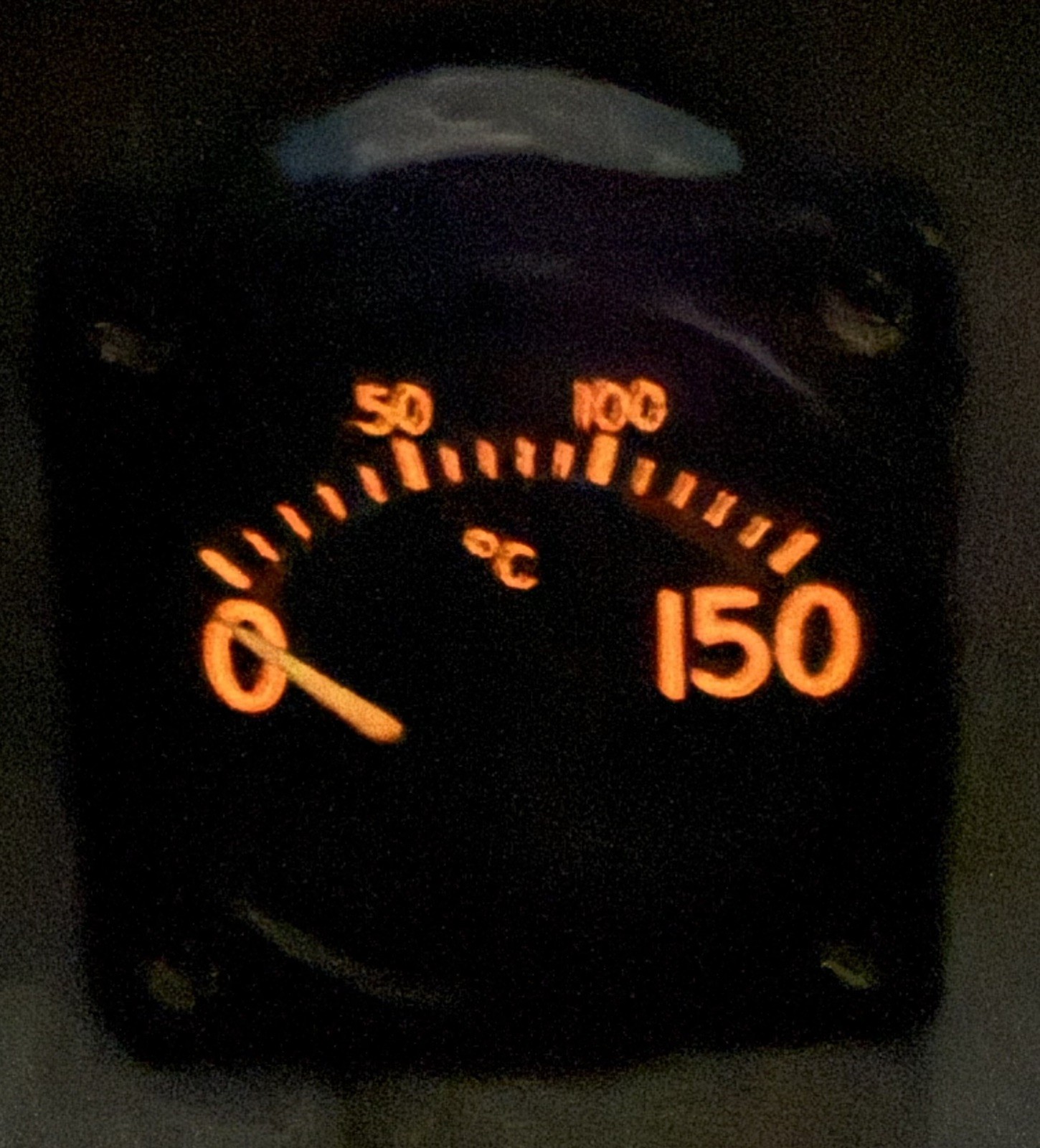 WESTON Aviaton Temp Gauge Model 721 - Dated 1969 - Celsius 0-150