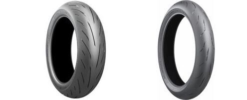 Bridgestone Front Rear 110/70R17 + 160/60ZR17 BAx Hypersport S22 Tires