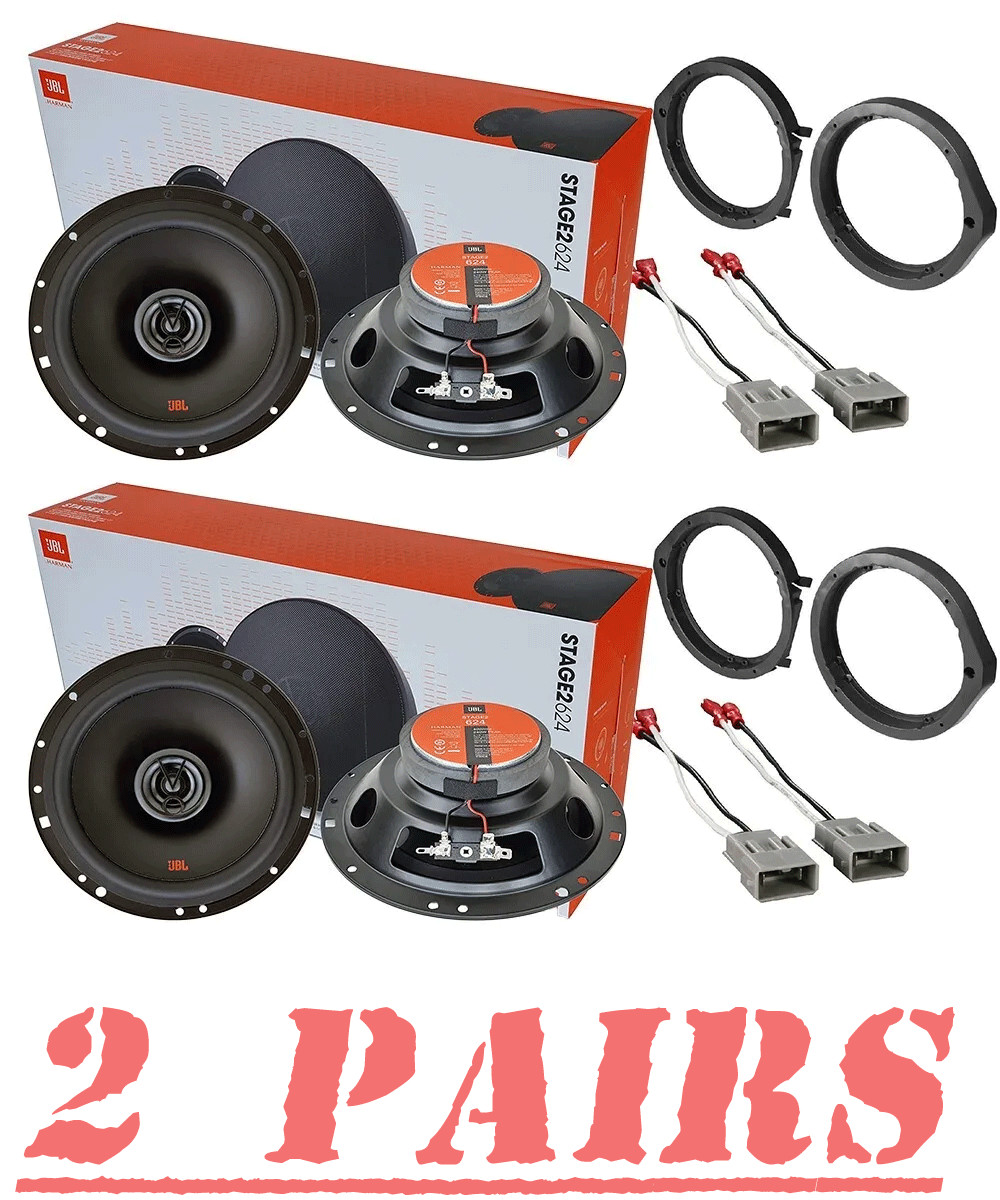 4 JBL Stage2 240W 2-way 6.5