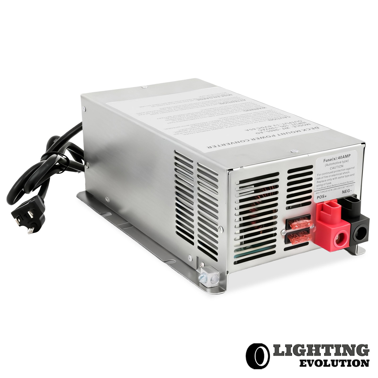 VLAND WF-9875-MBA 75Amp DC Output RV Converter Charger Deck Mount Trailer Camper