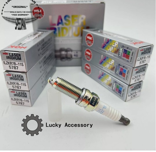 Set of 6 Pcs  Spark Plug-Laser Iridium NGK 5787 ILZKR7B11S