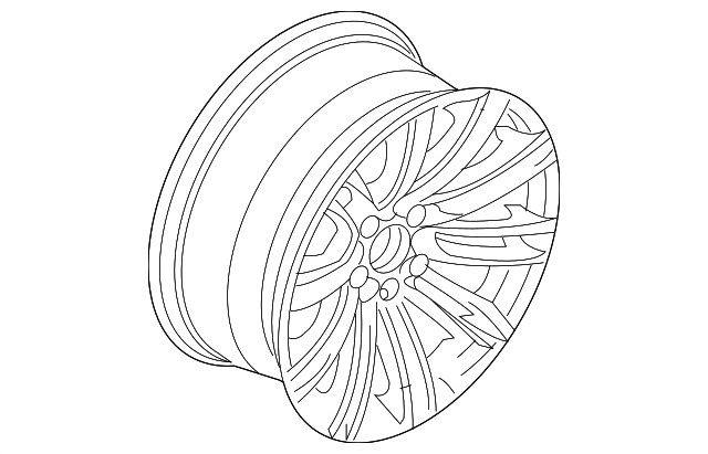 Genuine BMW Wheel Alloy 36-11-8-036-934