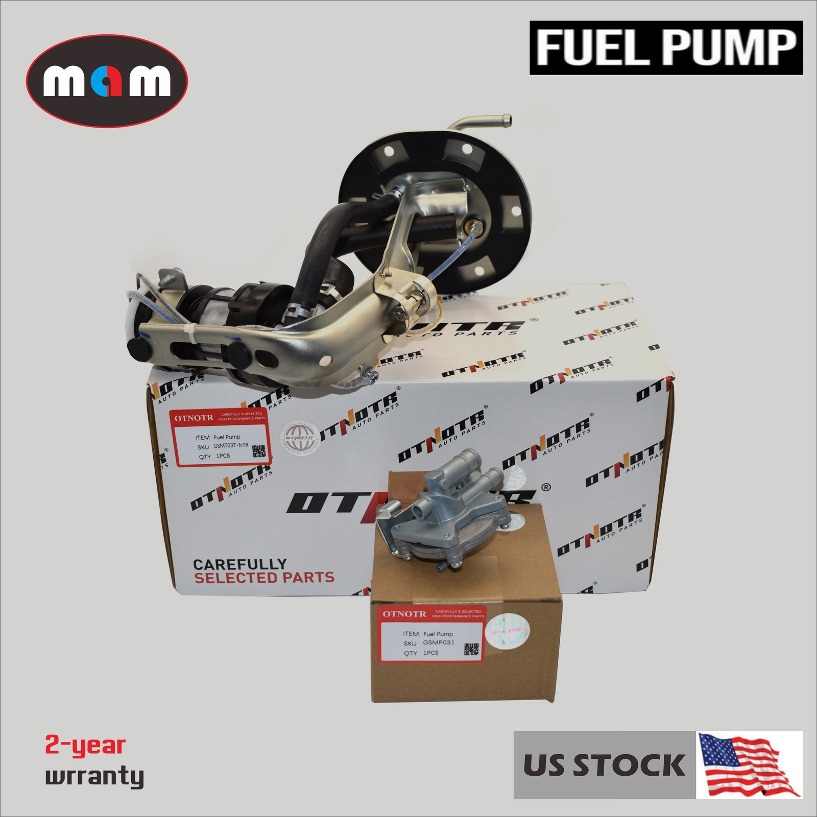 MAM Fuel Pump Assy+Fuel Gas Petcock Valve For Honda Goldwing1500 GL1500 88-2000