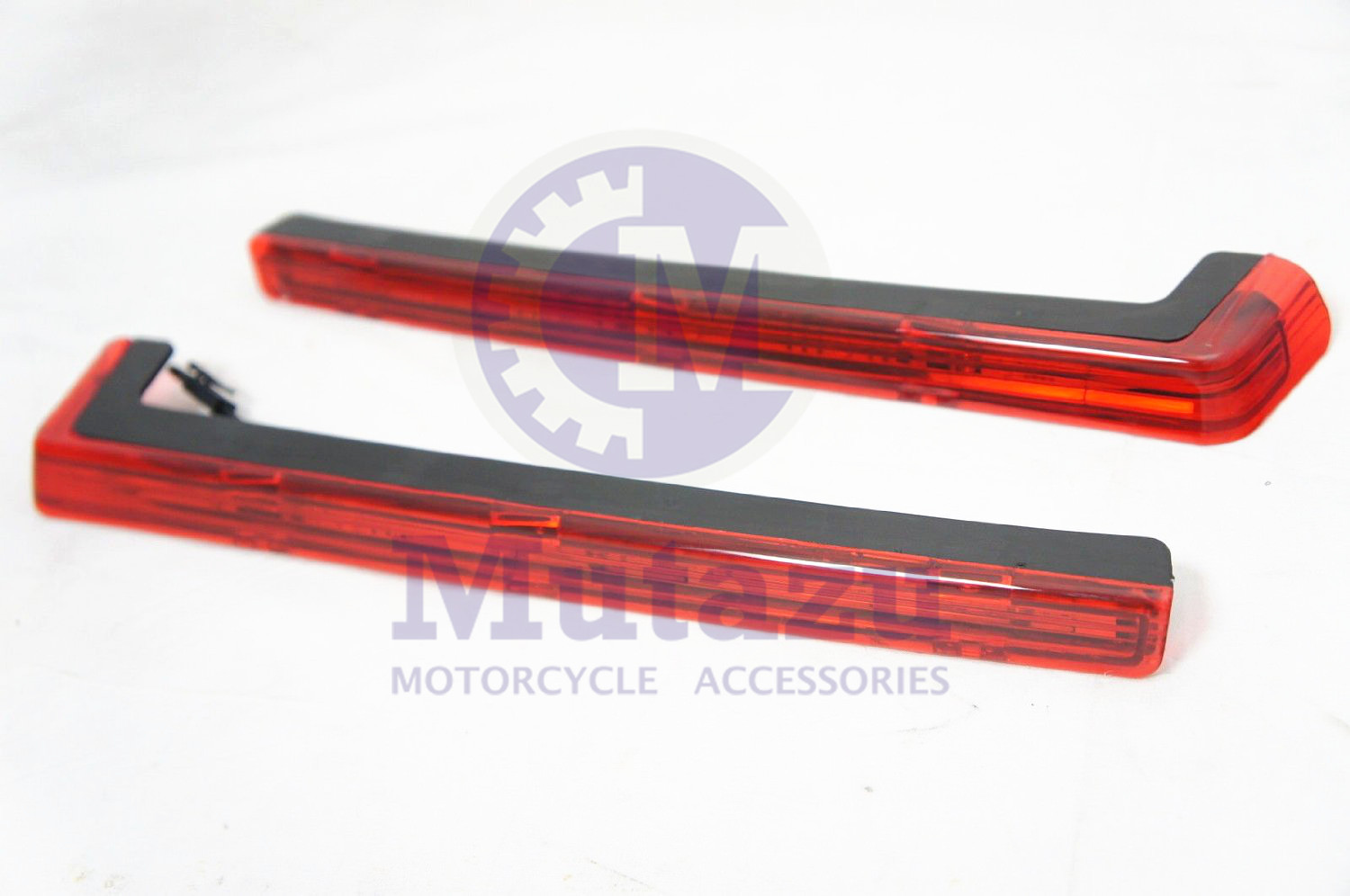 Red LED Side Marker Accent Lights for Harley King Tour Pak FLHT 2014-UP