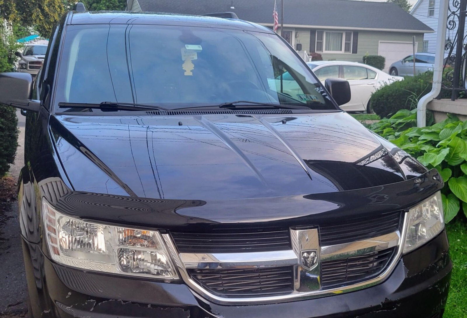 Husky BugFlector II Hood Protector Bug Shield Deflector for 09-20 Dodge Journey Husky BugFlector II Hood Protector Bug Shield Deflector for 09-20 Dodge Journey