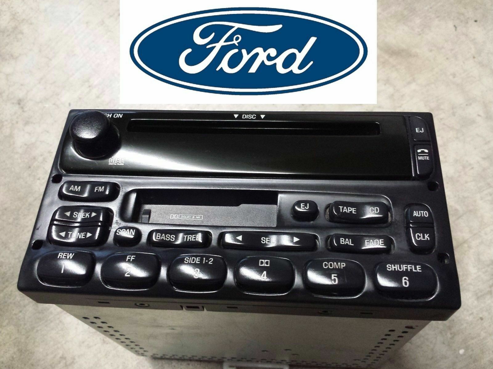 ✅ 99-05 Ford E150 E250 E350 AM FM CD Cass Radio Receiver 2L5T-18C868-AA OEM