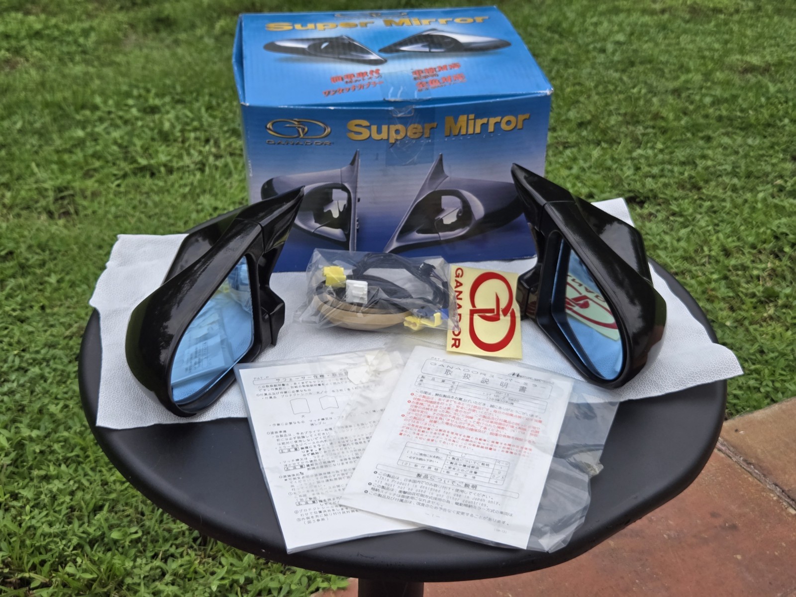 JDM TOYOTA MR2 SW20 Authentic Ganador Super Mirrors LHD Lens Set w/Papers JDM TOYOTA MR2 SW20 Authentic Ganador Super Mirrors LHD Lens Set w/Papers