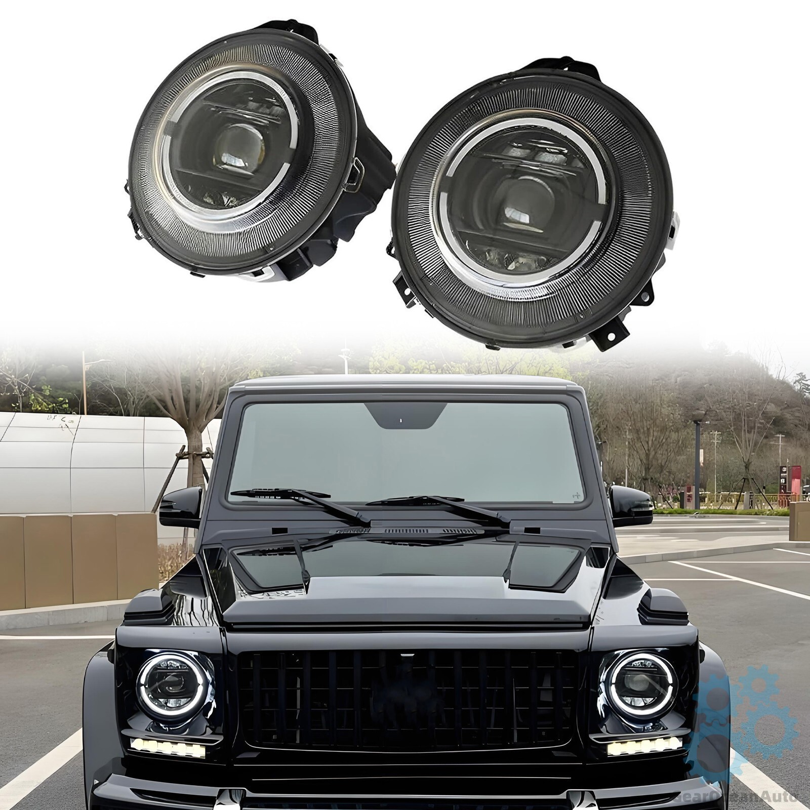 W464 Style LED Front Headlight Fit for Benz G class W463 G63 G500 G550 2008-2018