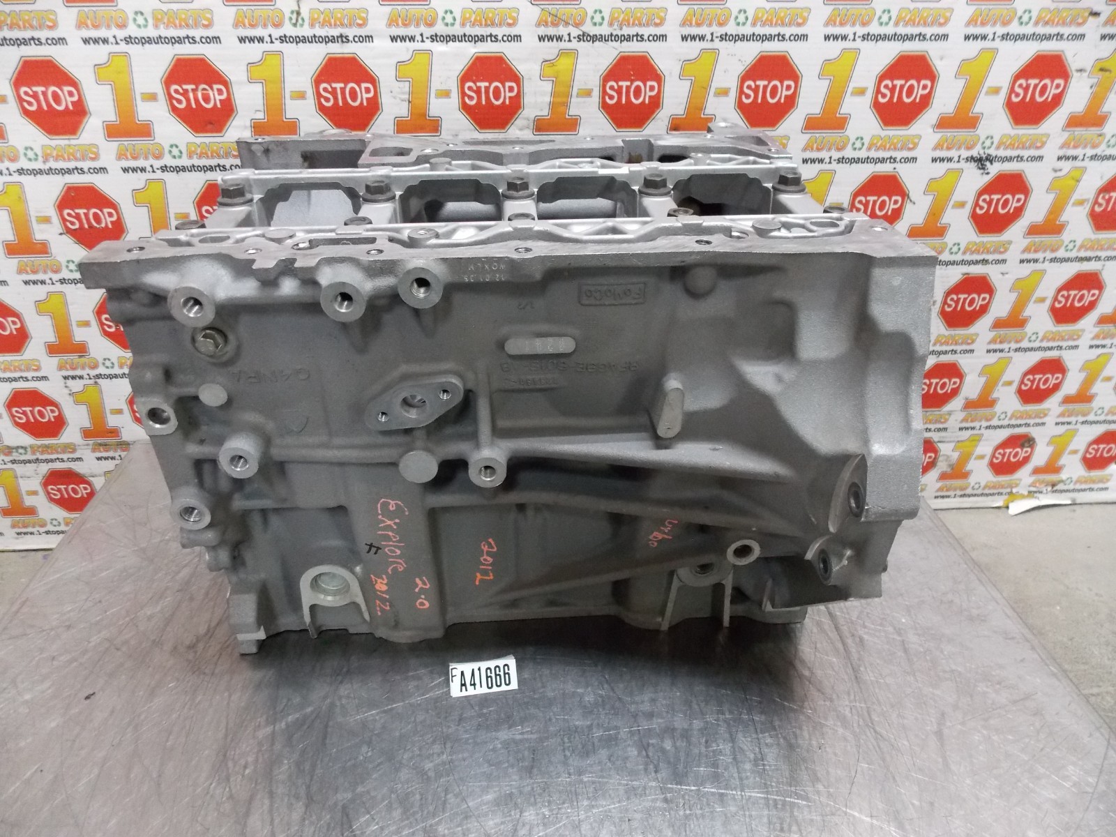 2012-2015 FORD EXPLORER 2.0L ENGINE CYLINDER BLOCK AG9Z-6010-D OEM